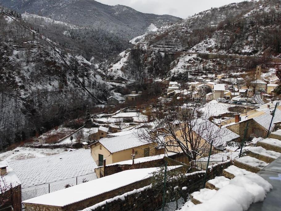 Paisible Maison Dans Les Pyrenees Fontpédrouse エクステリア 写真